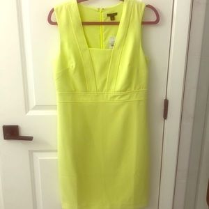 Ann Taylor Neon Yellow dress